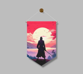 Illustrated Dragon Flag