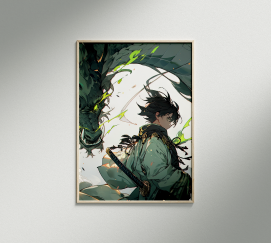 Illustrated Dragon Frame