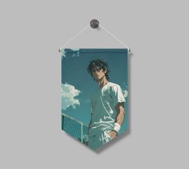 Illustrated Festive Flag